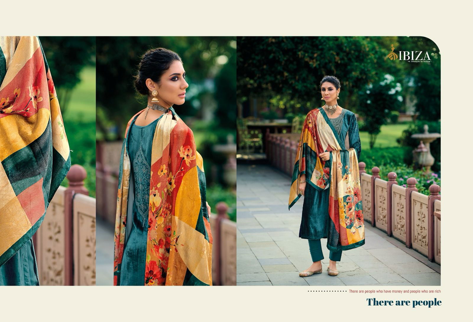 Khoobsurat By Ibiza Viscose Velvet Pashmina Dress Material Catalog
